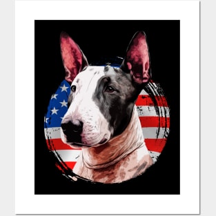 Bull Terrier Vibes Trendy Tee for Bull Terrier Enthusiasts Everywhere Posters and Art